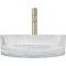 Castello Usa Cowrie 16-inch Bathroom Vessel Sink - Clear CB-VC-5-CL-16 - alternate 9